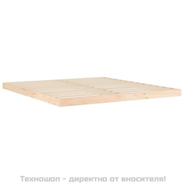 Рамка за легло, масивен бор, 180x200 см, Super King