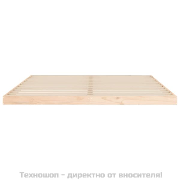 Рамка за легло, масивен бор, 180x200 см, Super King