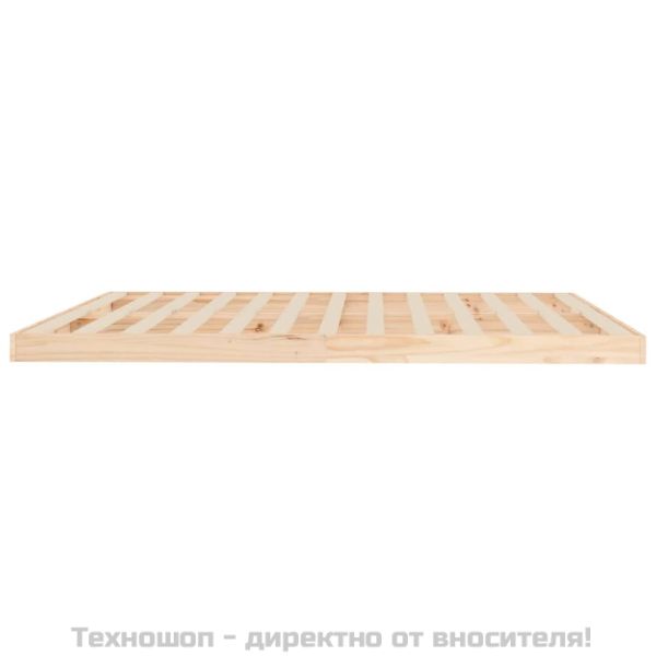 Рамка за легло, масивен бор, 180x200 см, Super King