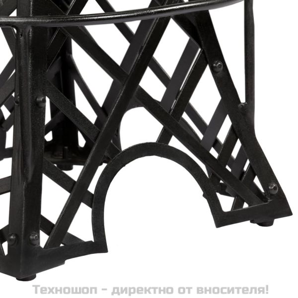 Бар столове, 2 бр, естествена кожа