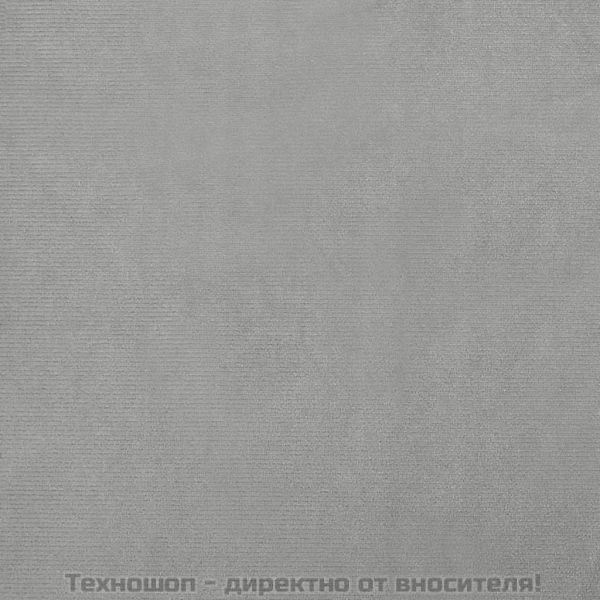 Кучешко легло светлосиво 90x53x30 см кадифе