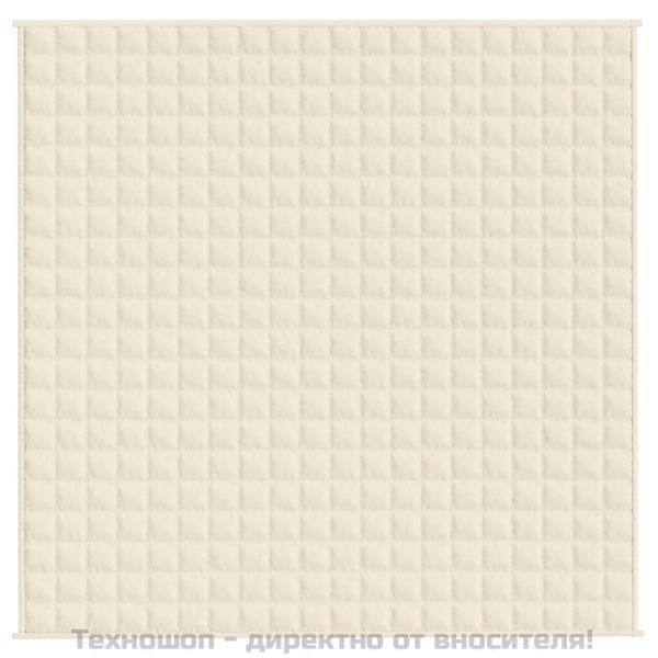 Утежнено одеяло светлокремаво 200x200 см 9 кг плат