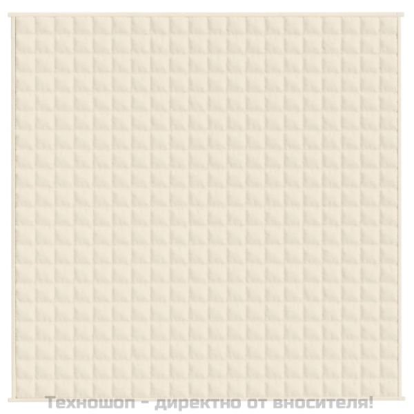 Утежнено одеяло светлокремаво 200x200 см 13 кг плат