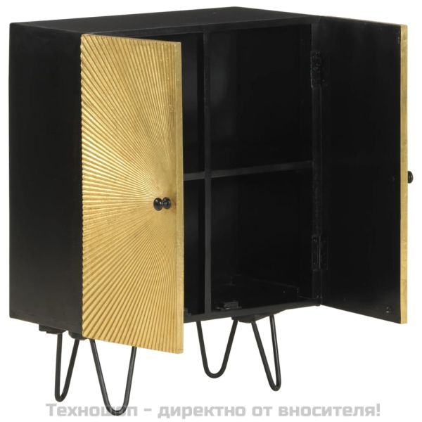 Сайдборд, 55x30x75 см, мангово дърво масив