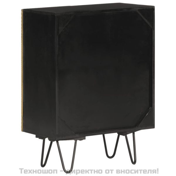 Сайдборд, 55x30x75 см, мангово дърво масив