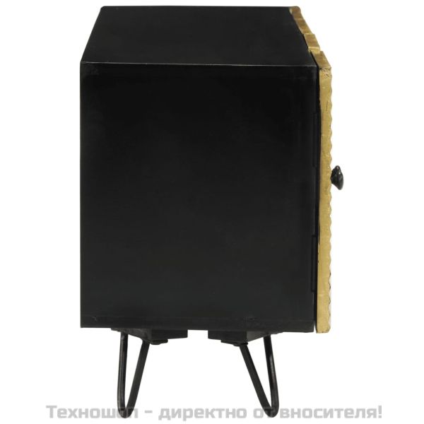 ТВ шкаф, 110x30x45 см, дърво манго масив