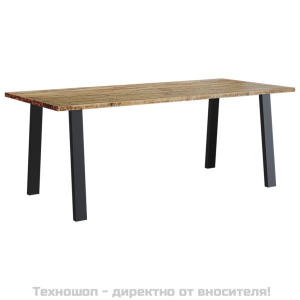 Трапезна маса, 200x90x75 см, акациево дърво масив