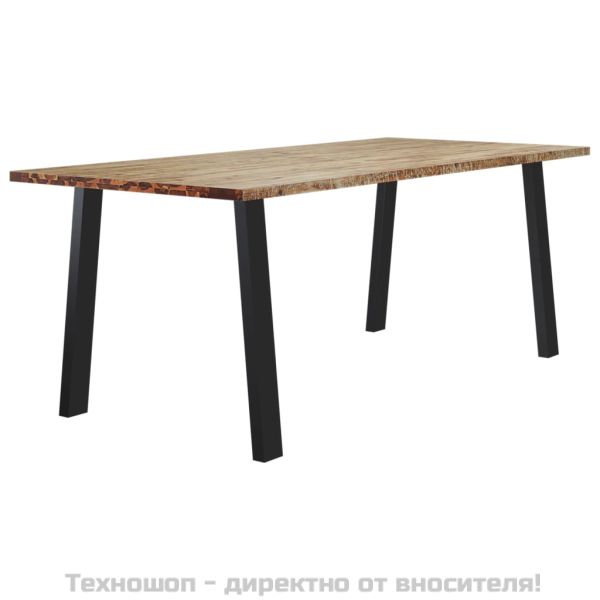 Трапезна маса, 200x90x75 см, акациево дърво масив