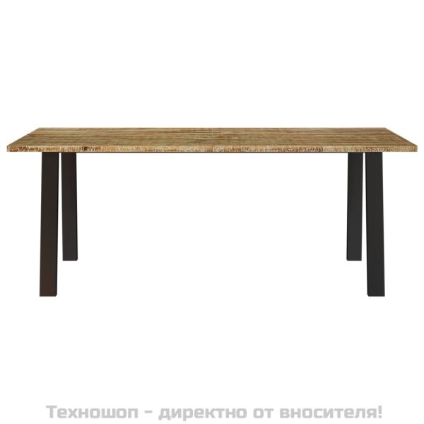 Трапезна маса, 200x90x75 см, акациево дърво масив