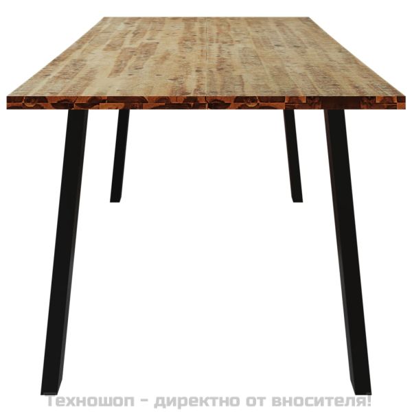 Трапезна маса, 200x90x75 см, акациево дърво масив