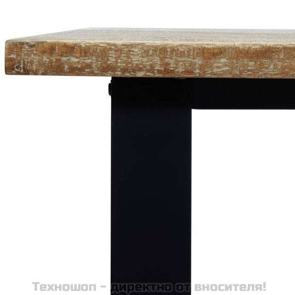 Трапезна маса, 200x90x75 см, акациево дърво масив