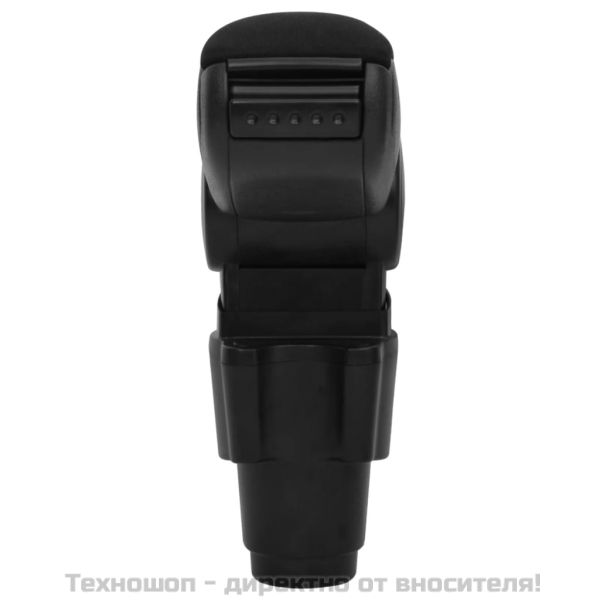 Подлакътник за кола черен 12x33x(34-50) см ABS