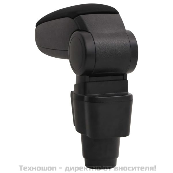 Подлакътник за кола черен 12x33x(34-50) см ABS