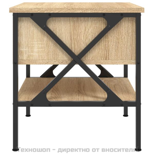 Нощни масички, 2 бр, сонома дъб, 40x42x45 см, инженерно дърво