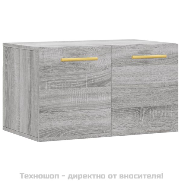 Стенен шкаф, сив сонома, 60x36,5x35 см, инженерно дърво