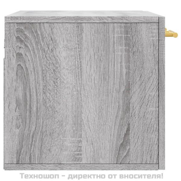Стенен шкаф, сив сонома, 60x36,5x35 см, инженерно дърво