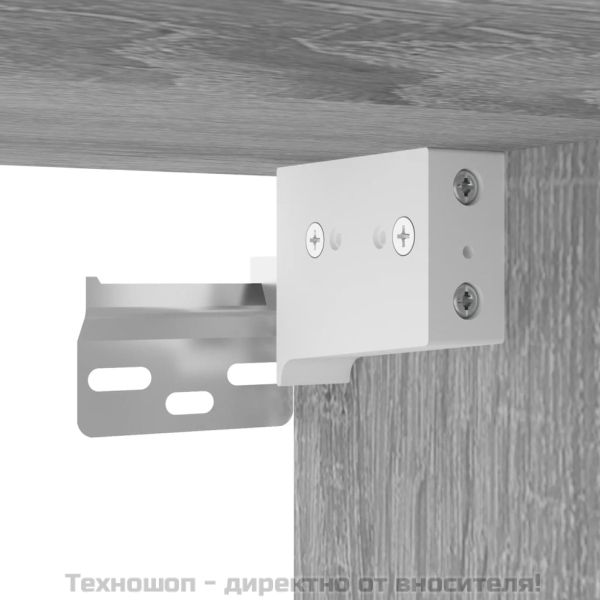 Стенен шкаф, сив сонома, 60x36,5x35 см, инженерно дърво