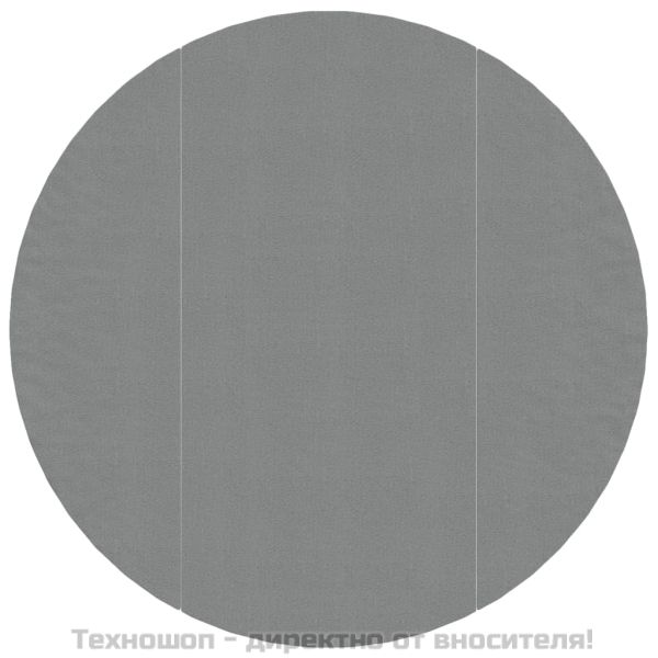 Подложка за басейни светлосива Ø366 см полиестерен геотекстил