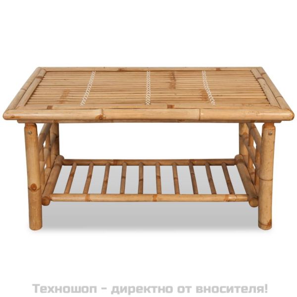 Маса за кафе, бамбук, 90x50x45 cм
