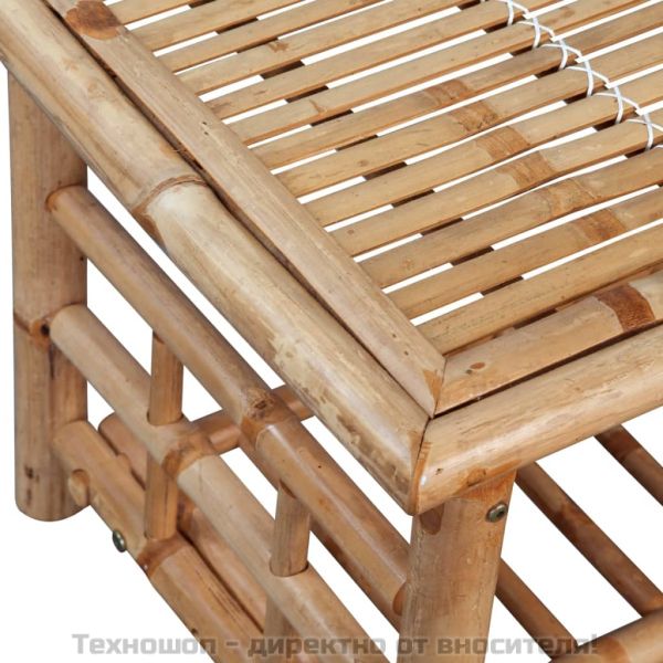 Маса за кафе, бамбук, 90x50x45 cм