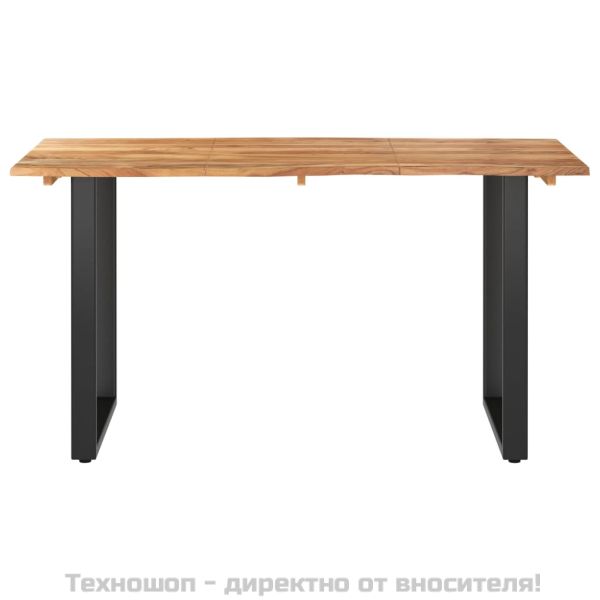 Трапезна маса, 140x70x76 см, акациево дърво масив