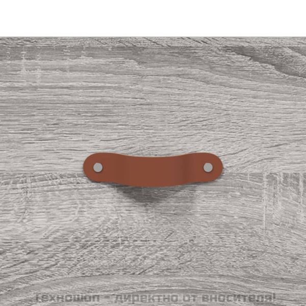 Висок шкаф, сив сонома, 69,5x31x115 см, инженерно дърво