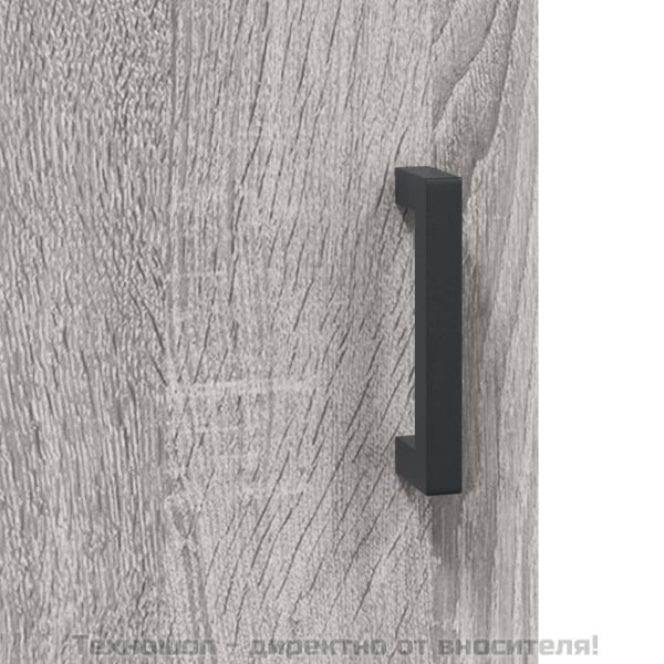 Висок шкаф, сив сонома, 69,5x31x115 см, инженерно дърво