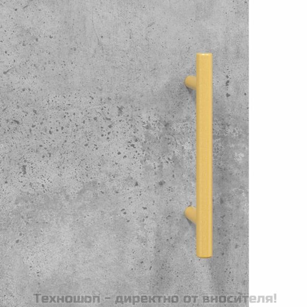 Кафе маса, бетонно сива, 90x50x40 см, инженерно дърво