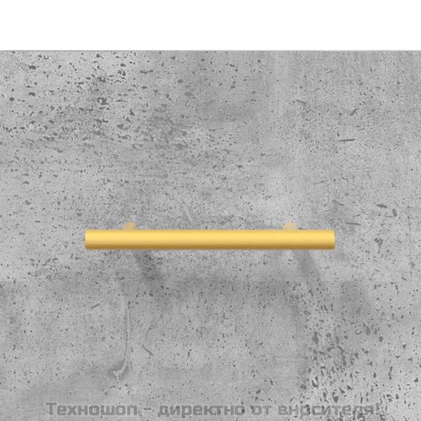 Кафе маса, бетонно сива, 102x50x40 см, инженерно дърво