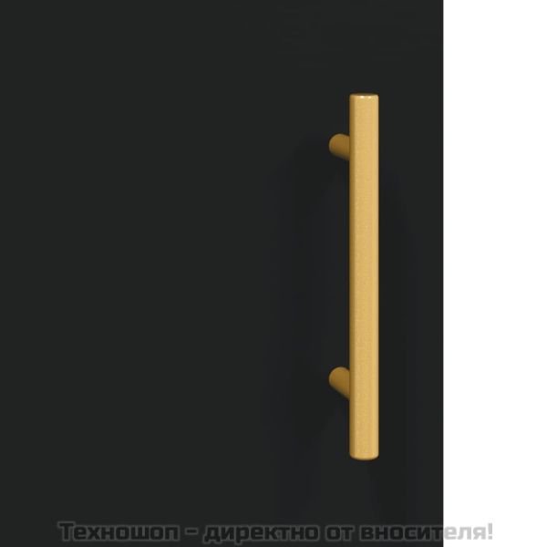 Маса за кафе, черна, 90x50x40 см, инженерно дърво