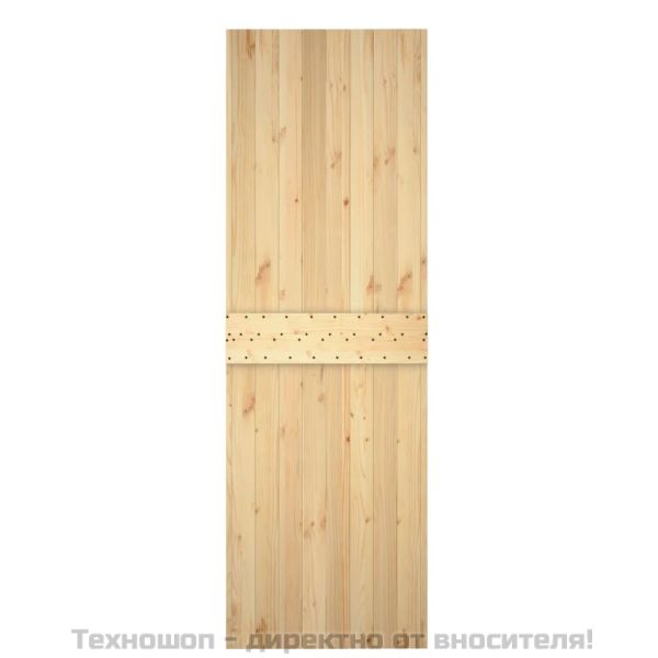 Врата "NARVIK" 70x210 см масивна дървесина бор