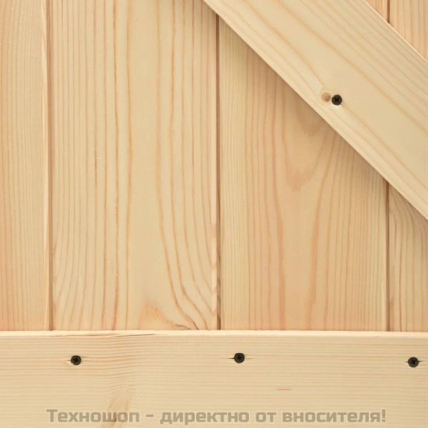 Врата "NARVIK" 70x210 см масивна дървесина бор