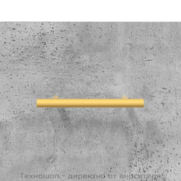 ТВ шкаф, бетонно сив, 80x36x50 см, инженерно дърво