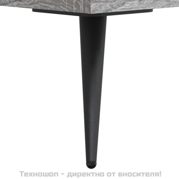 Пейка за обувки, сив сонома, 102x35x55 см, инженерно дърво