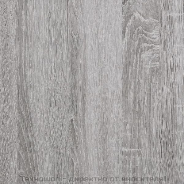 Пейка за обувки, сив сонома, 102x35x55 см, инженерно дърво