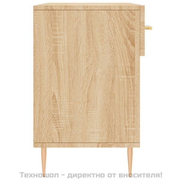 Пейка за обувки, сонома дъб, 102x35x55 см, инженерно дърво