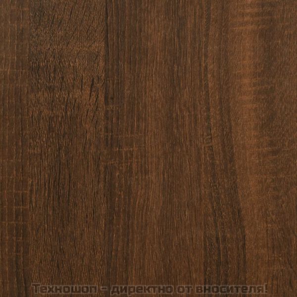 Пейка за обувки, кафяв дъб, 102x35x55 см, инженерно дърво