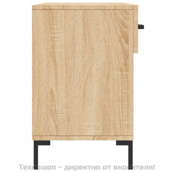 Пейка за обувки, сонома дъб, 102x35x55 см, инженерно дърво