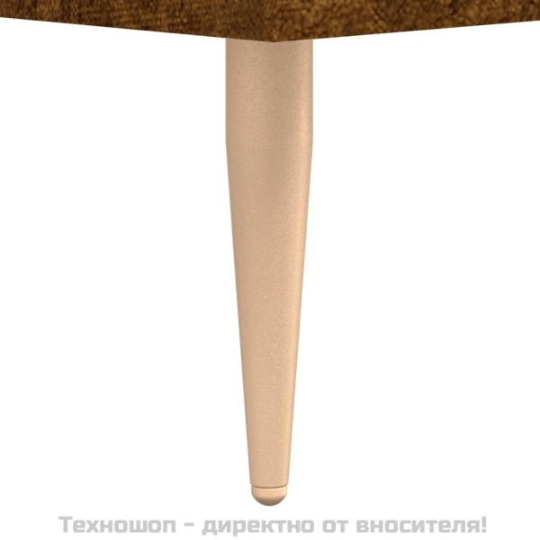 Пейка за обувки, опушен дъб, 102x35x55 см, инженерно дърво