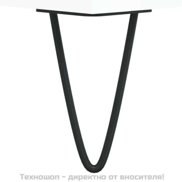 Пейка за обувки, бял гланц, 102x35x55 см, инженерно дърво