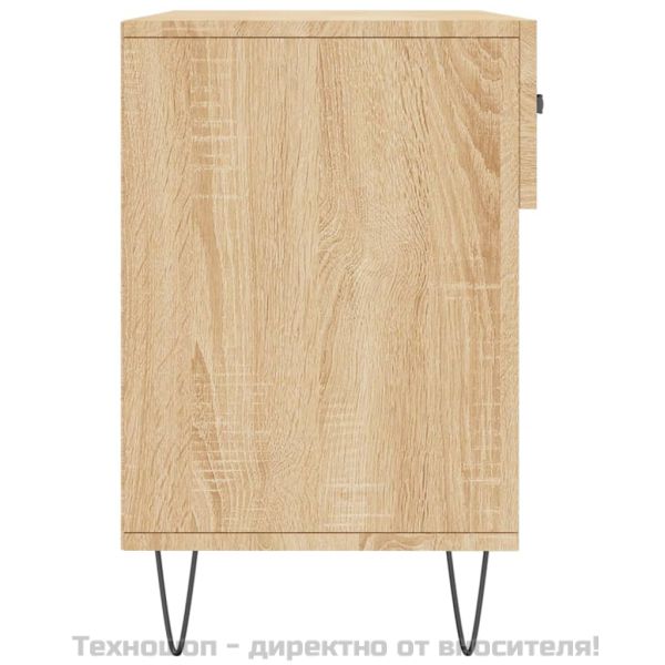 Пейка за обувки, сонома дъб, 102x35x55 см, инженерно дърво