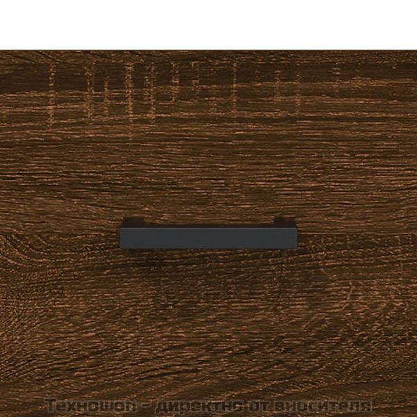 Пейка за обувки, кафяв дъб, 102x35x55 см, инженерно дърво