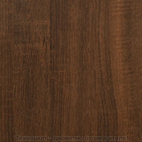 Пейка за обувки, кафяв дъб, 102x35x55 см, инженерно дърво