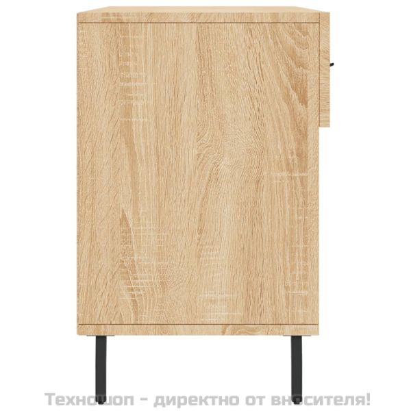 Пейка за обувки, сонома дъб, 102x35x55 см, инженерно дърво