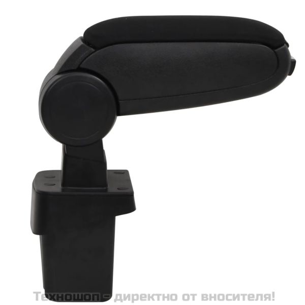 Подлакътник за кола черен 15x31,5x(35-51) см ABS