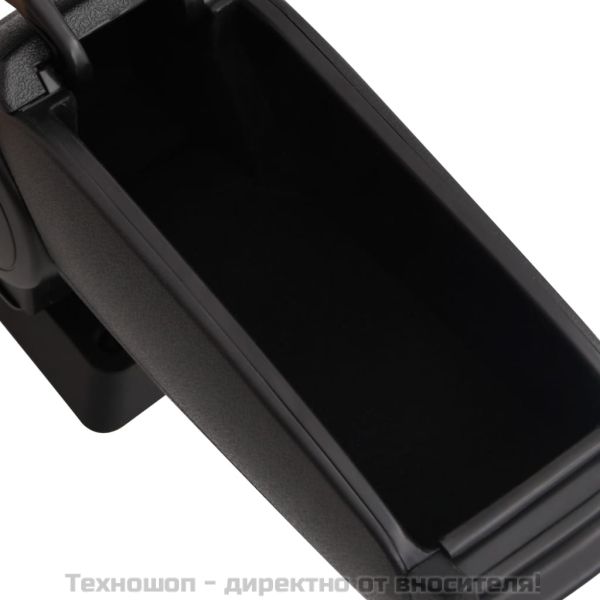Подлакътник за кола черен 12x33x(24-42) см ABS