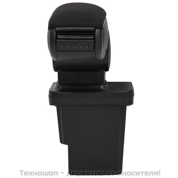 Подлакътник за кола черен 17x32x(37-53) см ABS