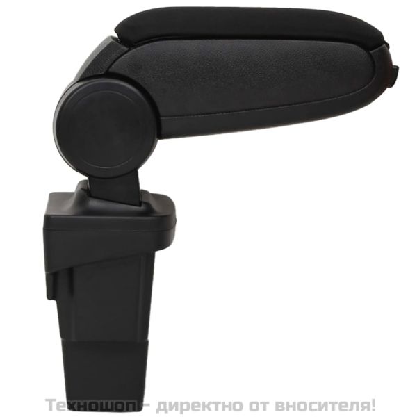 Подлакътник за кола черен 17x32x(37-53) см ABS