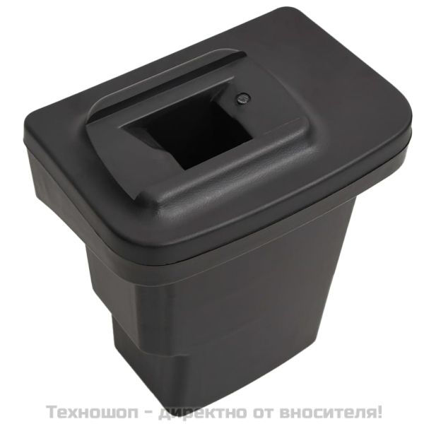 Подлакътник за кола черен 17x32x(37-53) см ABS