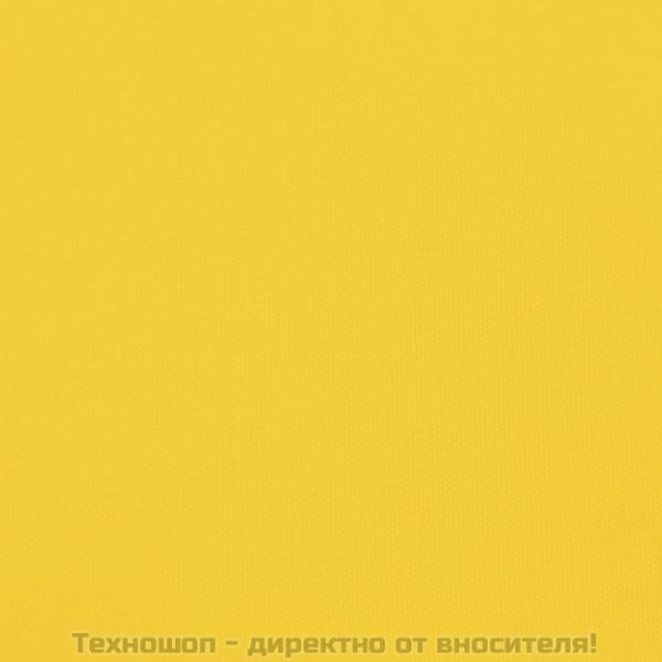 Ремарке за колело, жълто, Оксфорд плат и желязо